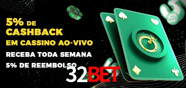 Promoções do cassino ao Vivo 32bet